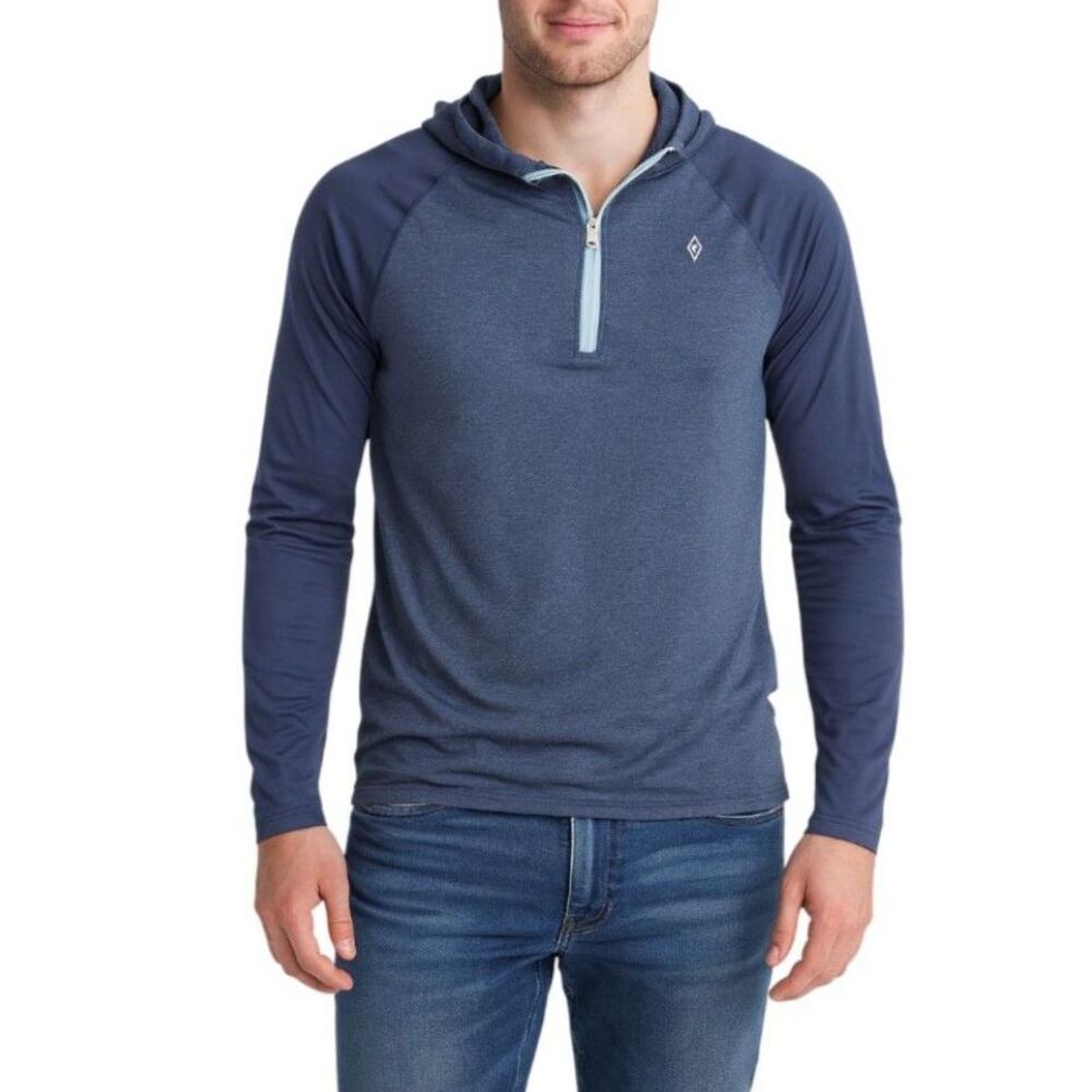 Aspen Men’s Quarter-Zip Performance Hoodie | Size Small